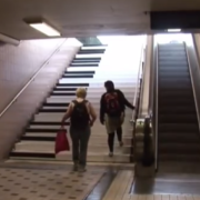 L'escalier piano du métro de Stockholm