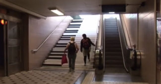 L'escalier piano du métro de Stockholm