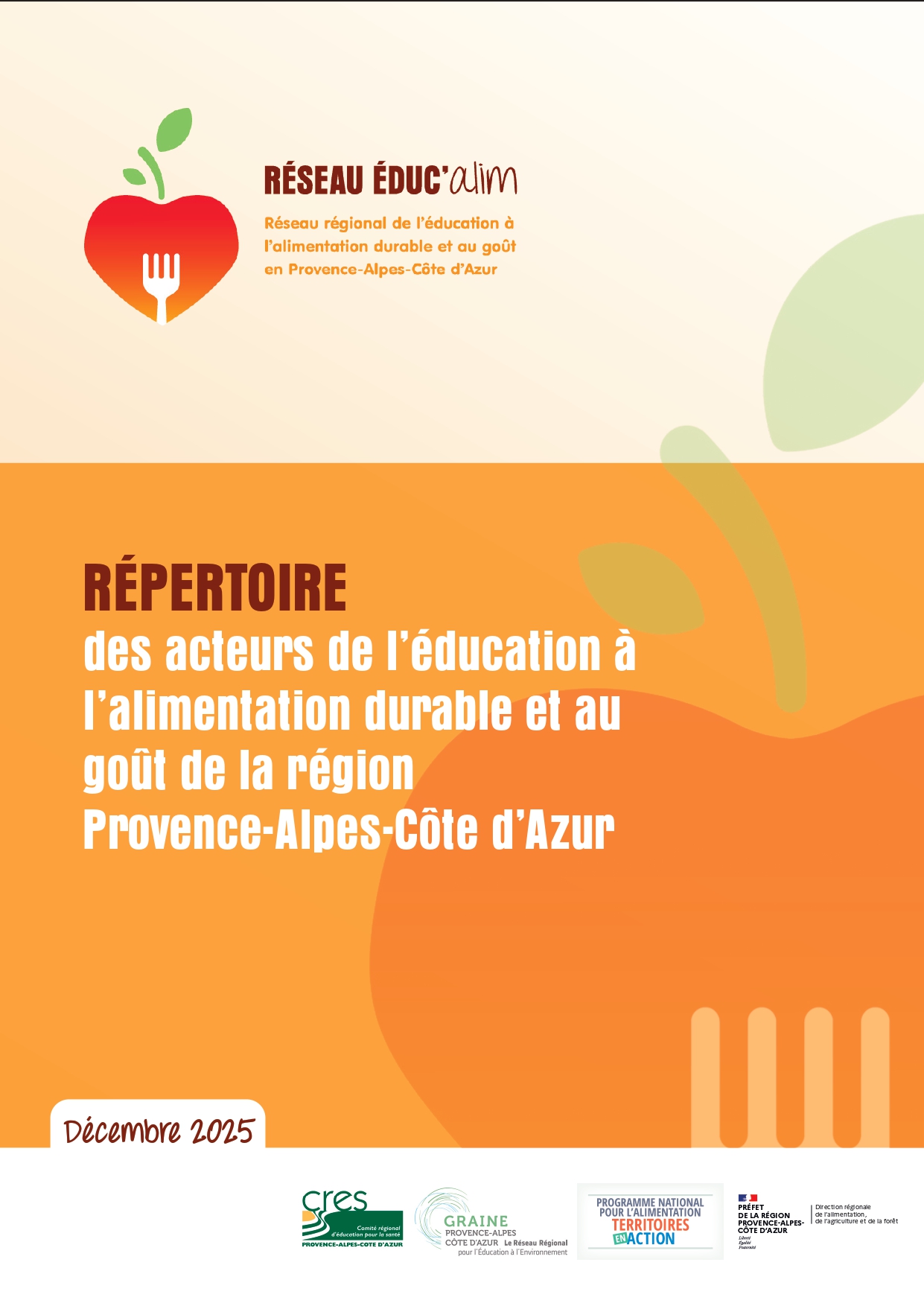 Répertoire des acteurs de l&rsquo;éducation à l&rsquo;alimentation durable et au goût en Provence-Alpes-Côte d&rsquo;Azur