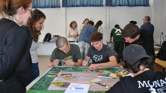 L'escape game Alerte ! Biodiversité en danger a été testé auprès d'étudiants du CFPPA d'Aix-Valabre à Gardanne en septembre 2025. / Crédit : A. Walker GRAINE PACA