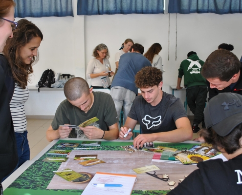 L'escape game Alerte ! Biodiversité en danger a été testé auprès d'étudiants du CFPPA d'Aix-Valabre à Gardanne en septembre 2025. / Crédit : A. Walker GRAINE PACA